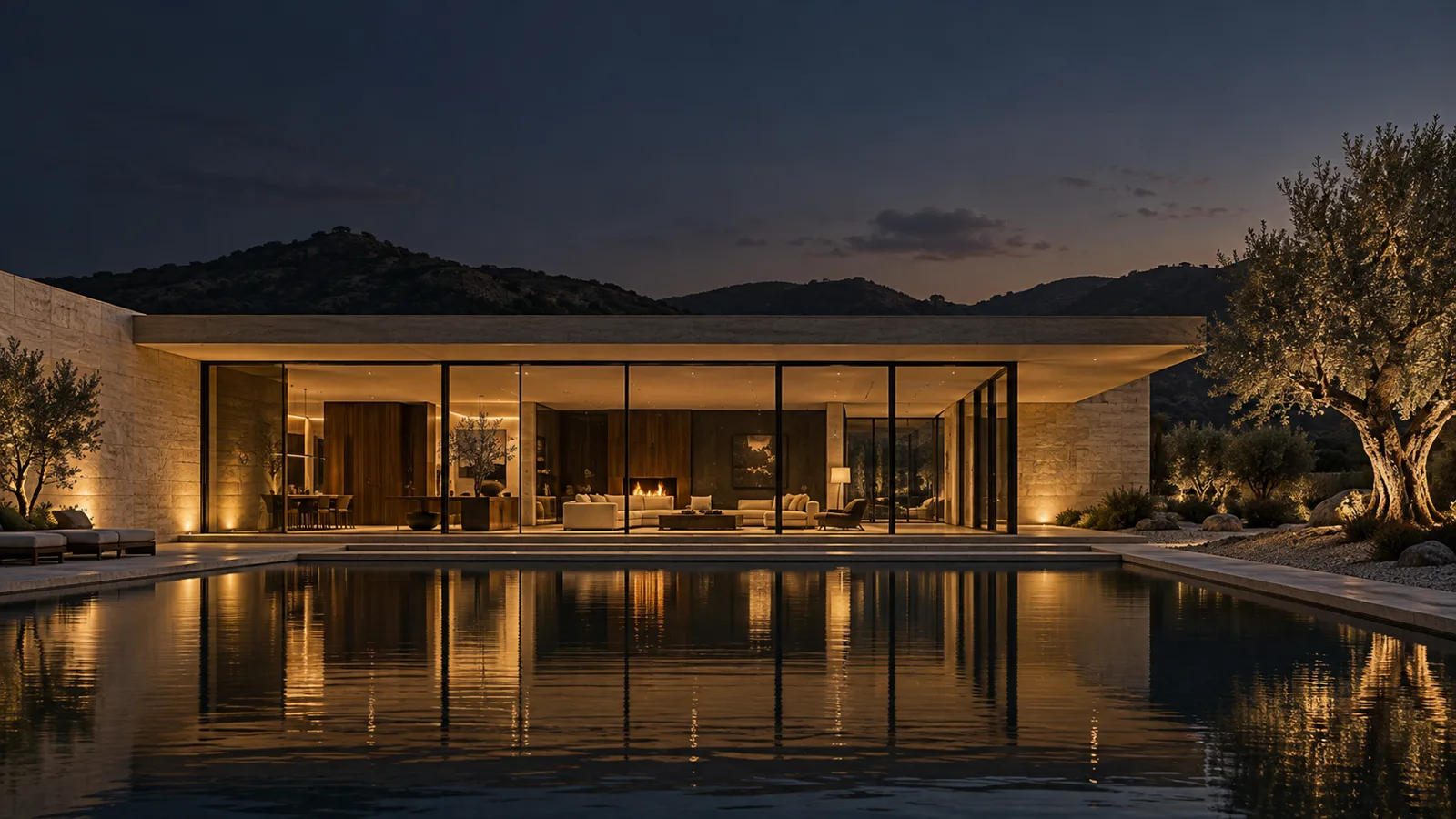 Courtyard house concept, shown when the interactive model is unavailable